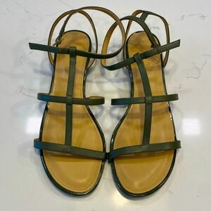 EUC Talbots Daisy Gladiator Summer Sage Size 7